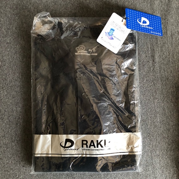 Vintage Phiten Raku Short Sleeve Polo Shirt Large - Picture 8 of 10